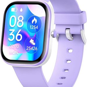 Smart Kids Watch with Fitness Tracker No Phone/APP Needed,19 Sport Mode,1.5" DIY Dial,IP68 Waterproof,Sleep Monitor,Pedometers,Heart Rate,Great Birthday Gift for Boys Girls Teens 6-14 year Olds