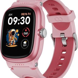 Smart Watch for Kids with Heart Rate Sleep Monitor, Games/Alarm/IP68 Waterproof Smart Watch for Boys Girls, Step Calorie Pedometer Activity Tracker, Kids Fitness Watch Birthday Gifts for Aged 4-16